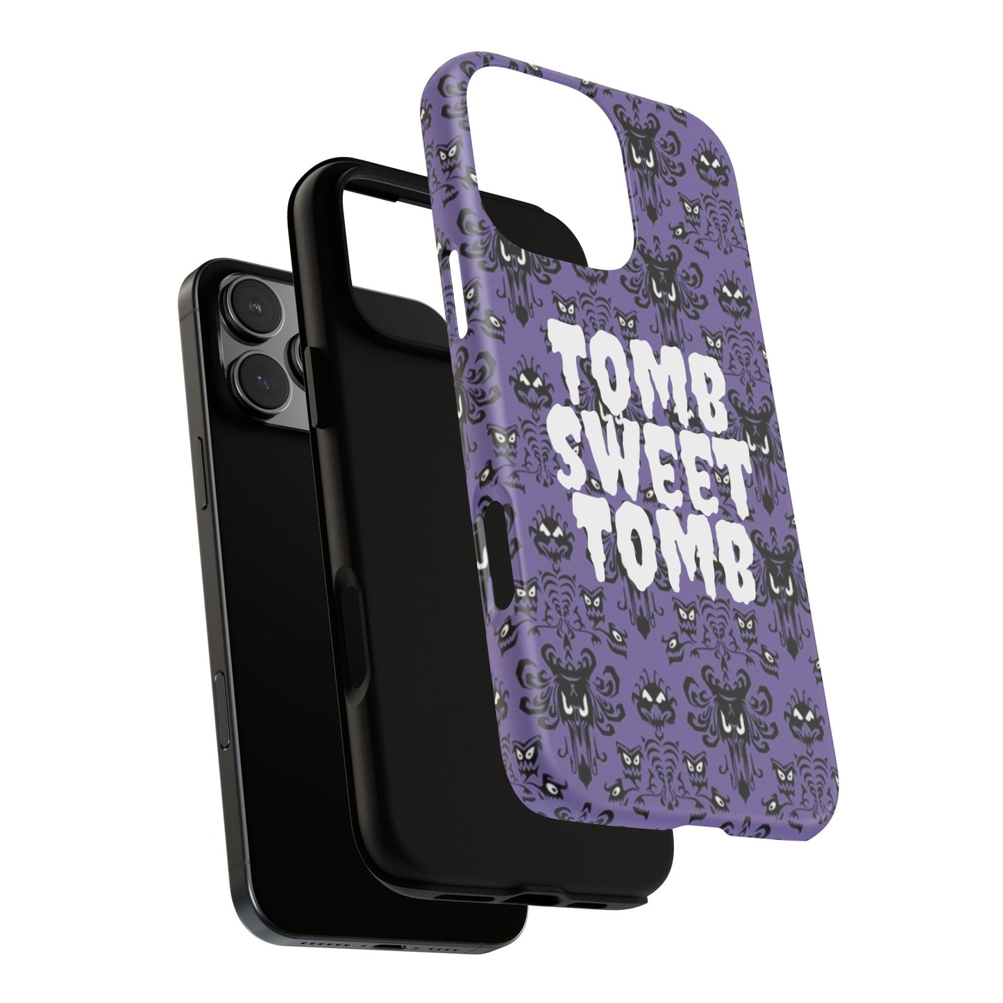 Phone Case - Disney Haunted Mansion Wallpaper Tomb Sweet Tomb