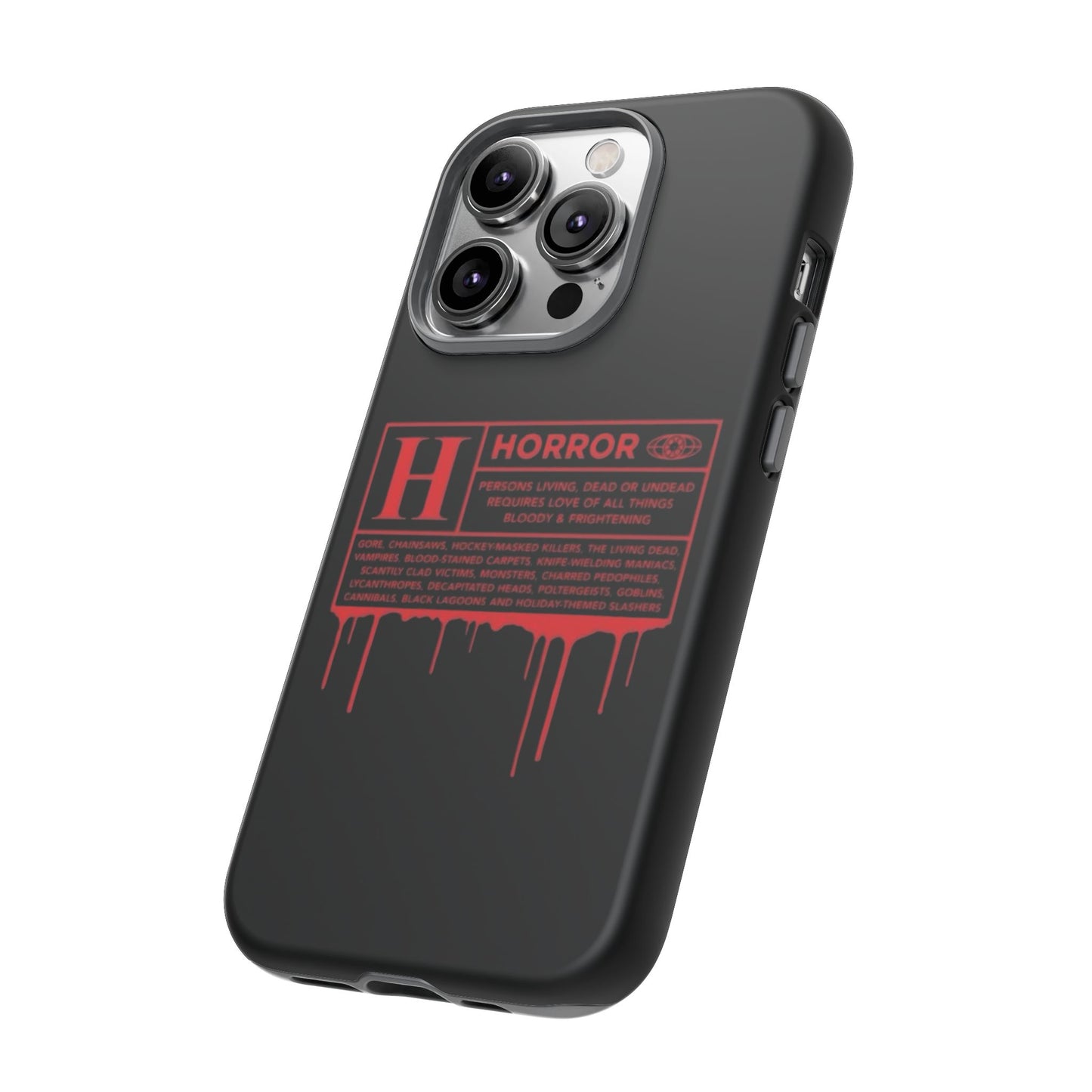 Horror Movie Rating Phone Case