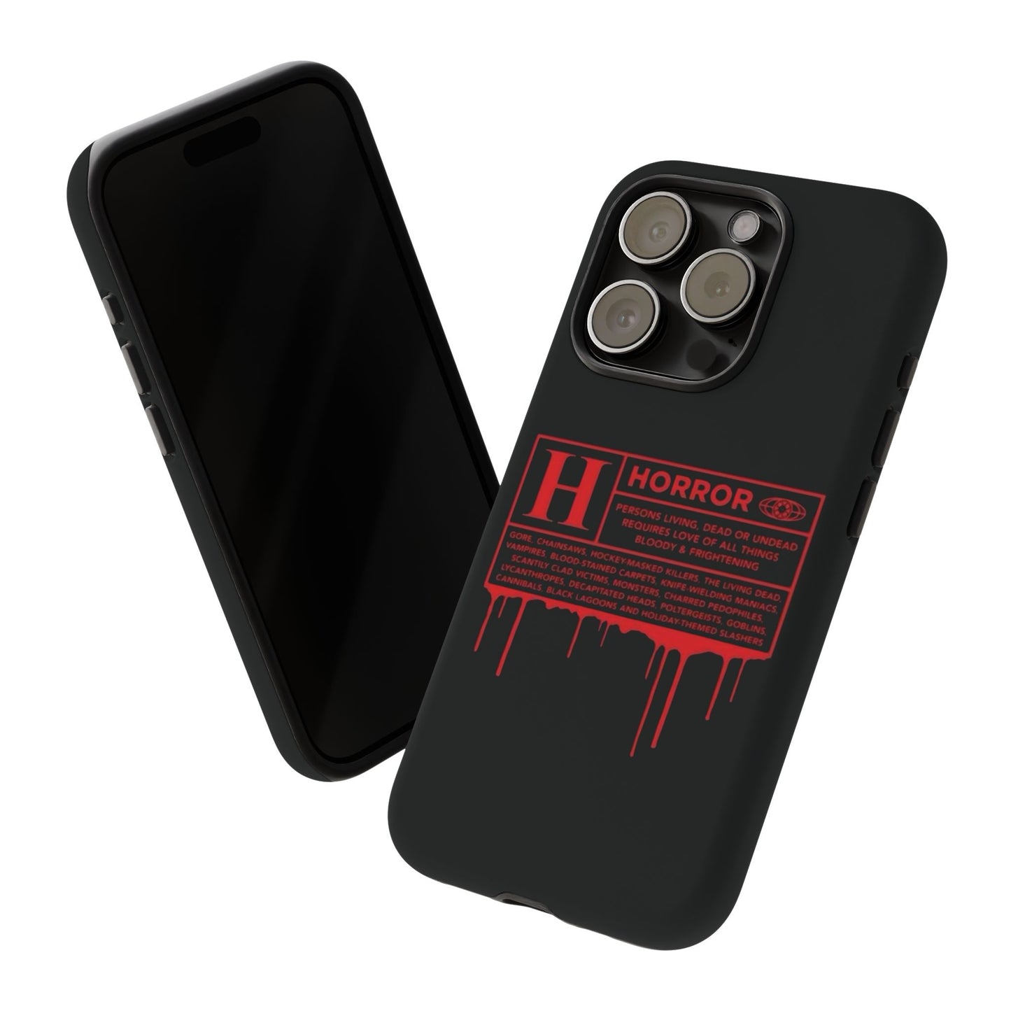 Horror Movie Rating Phone Case