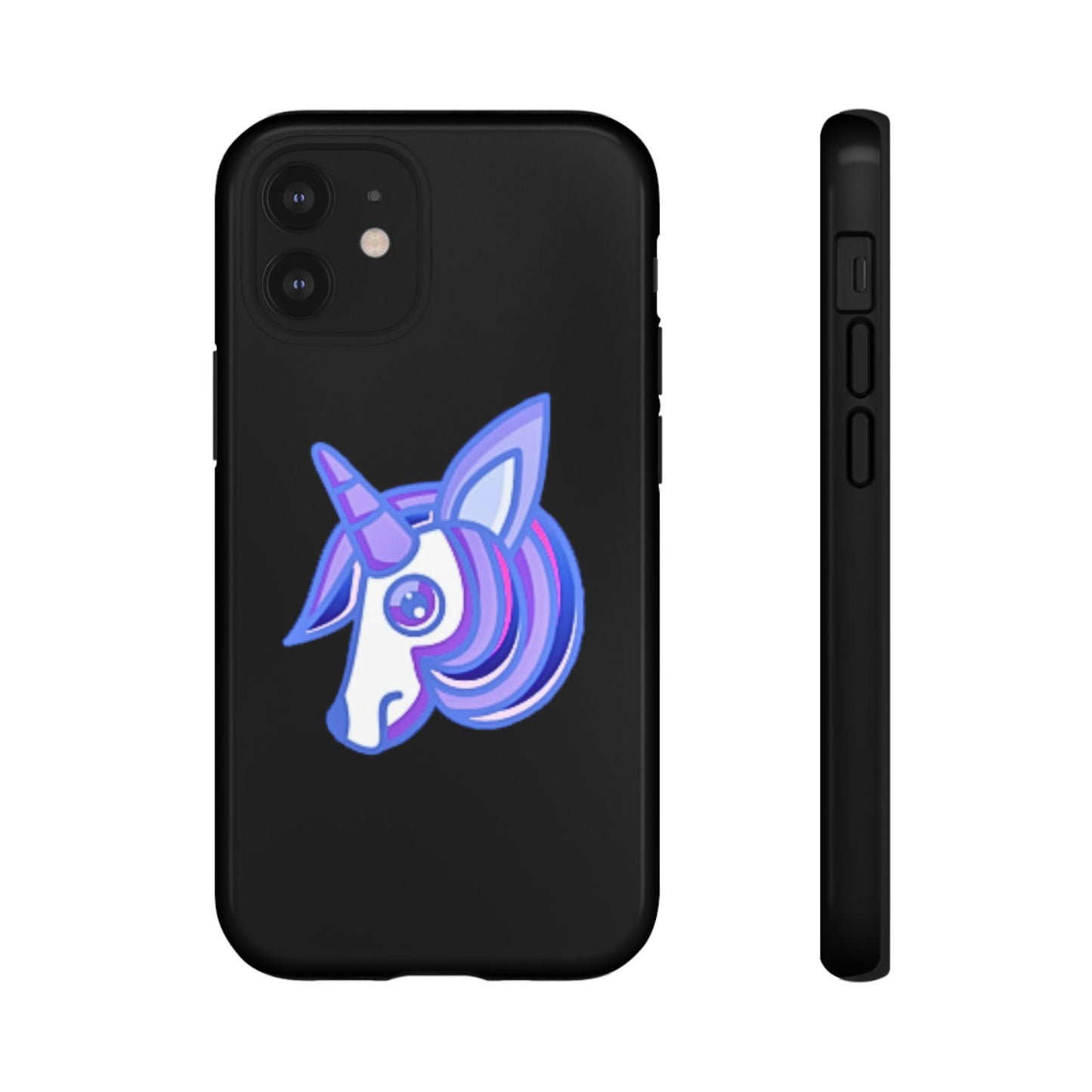 Gothic Unicorn Hard Phone Case for I Phone and Galaxy