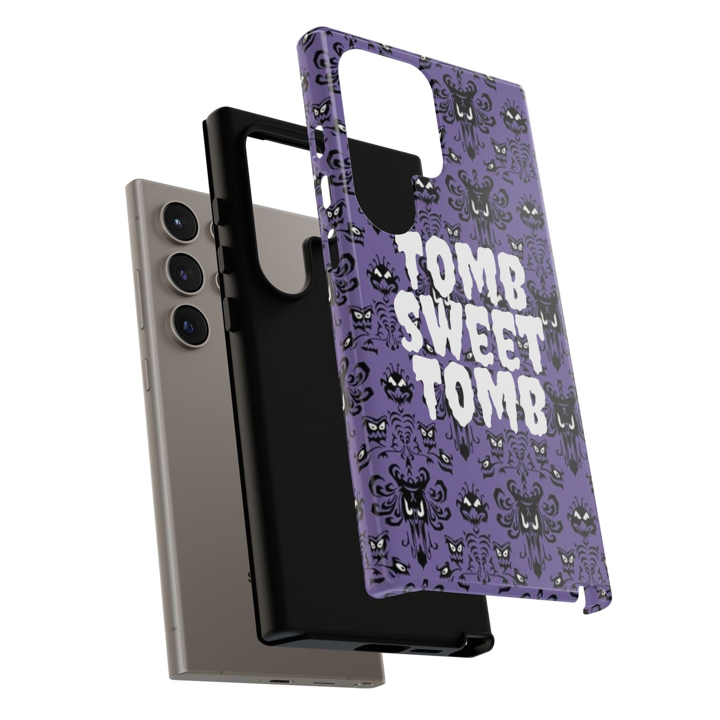 Phone Case - Disney Haunted Mansion Wallpaper Tomb Sweet Tomb