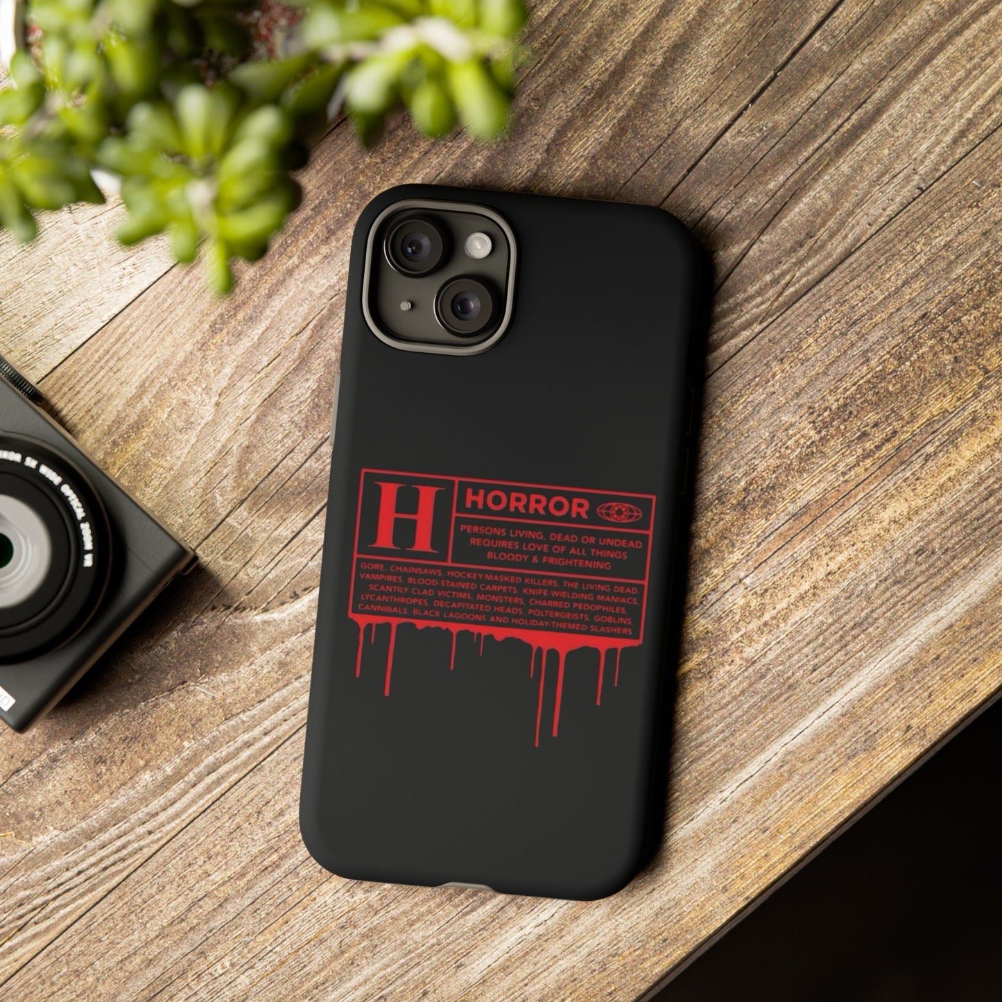 Horror Movie Rating Phone Case