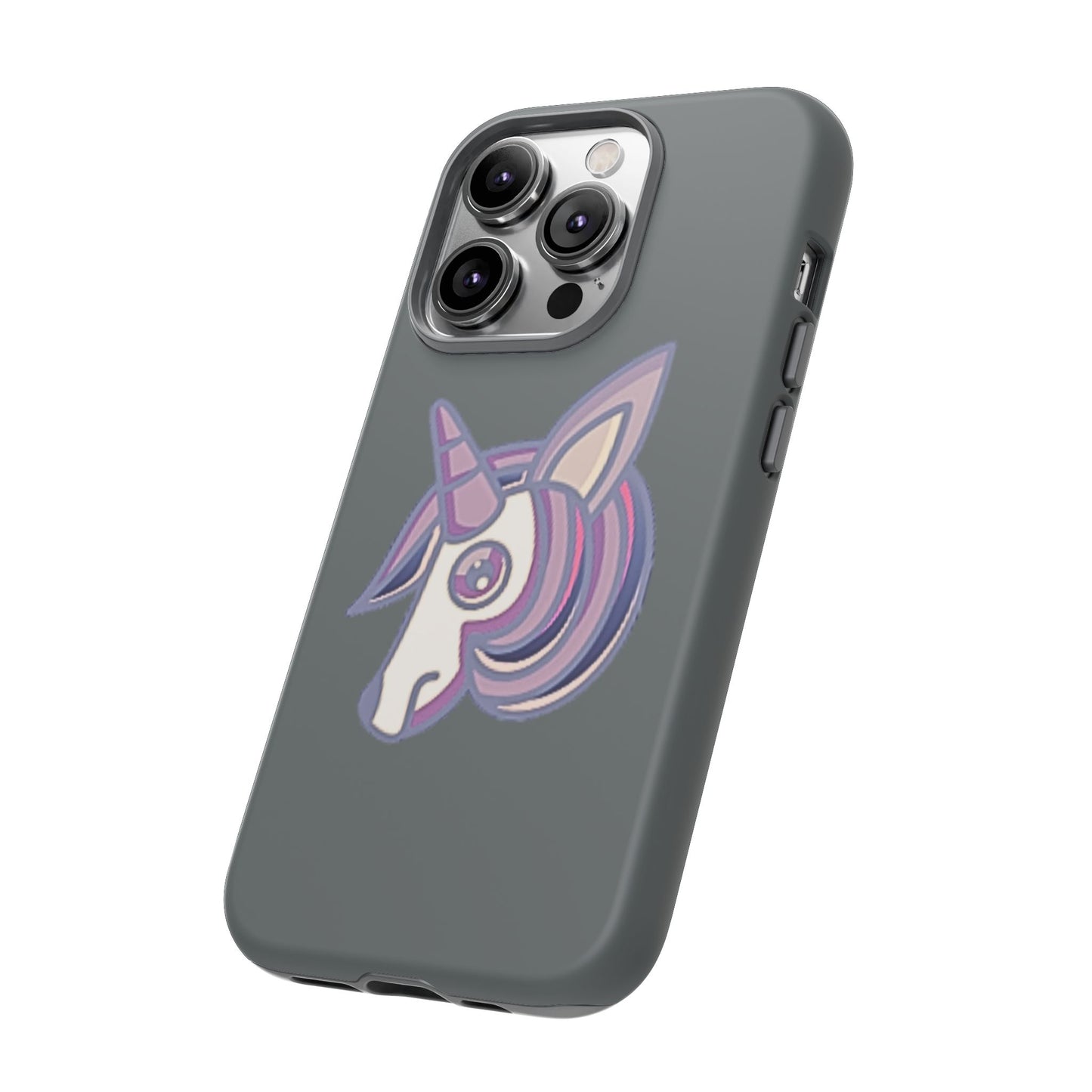 Gothic Unicorn Hard Phone Case for I Phone and Galaxy