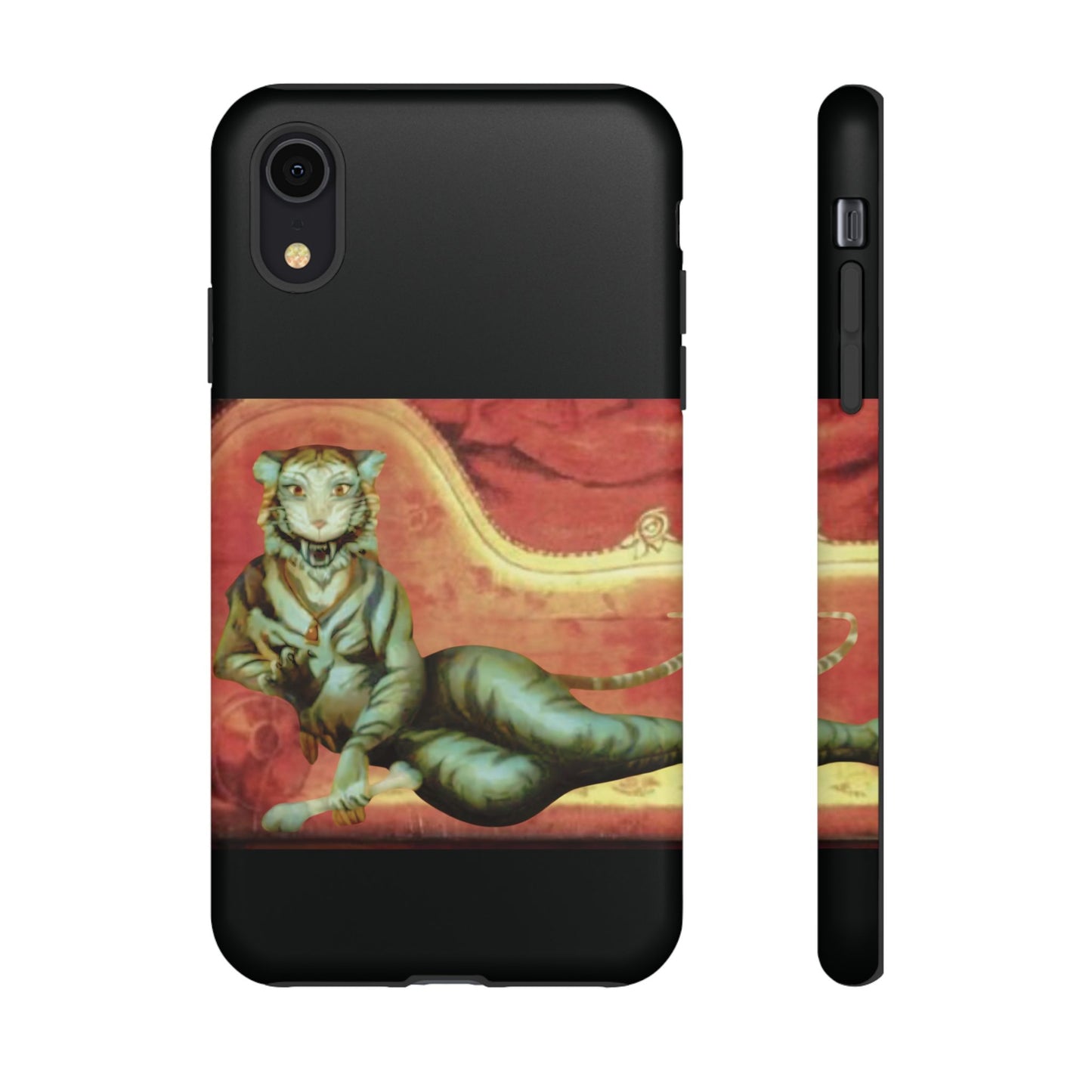 Phone Case - Tiger Lady Changing Portrait Disney Haunted Mansion Hallway Galaxy and iPhone