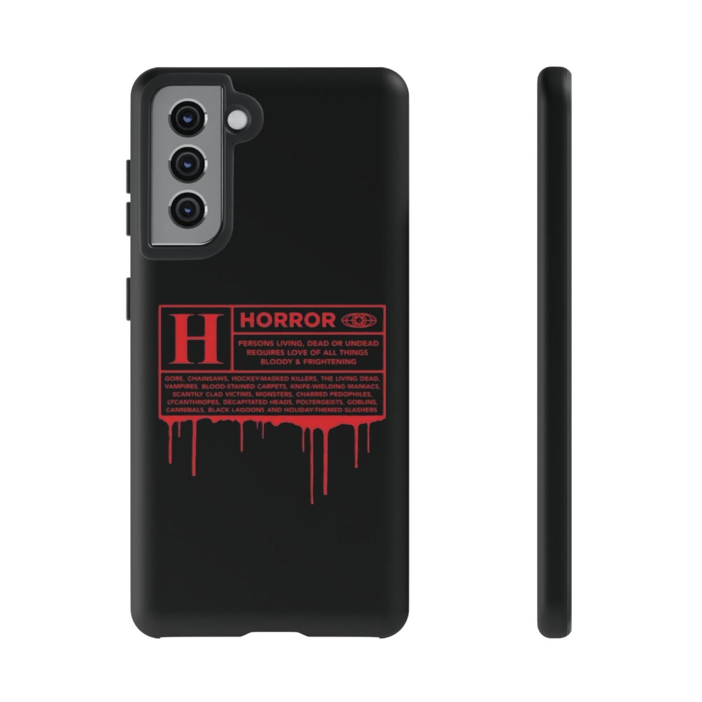 Horror Movie Rating Phone Case