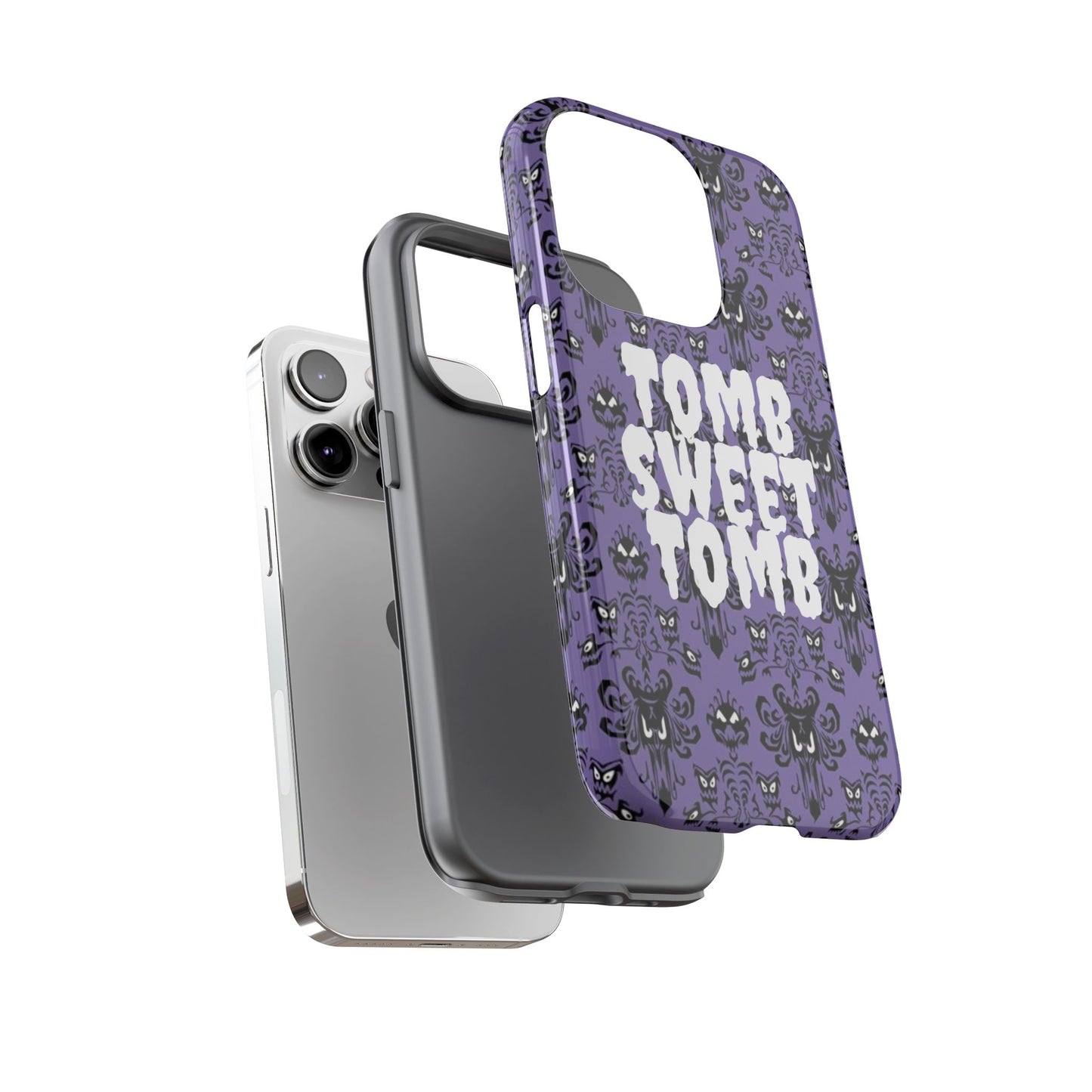 Phone Case - Disney Haunted Mansion Wallpaper Tomb Sweet Tomb