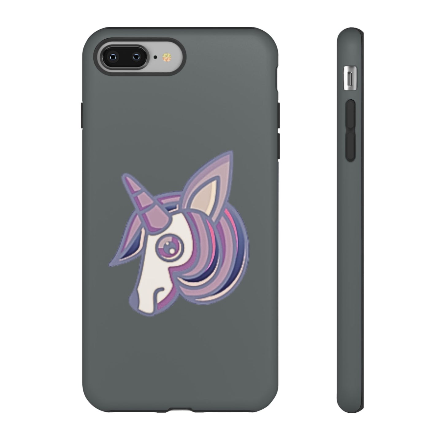 Gothic Unicorn Hard Phone Case for I Phone and Galaxy