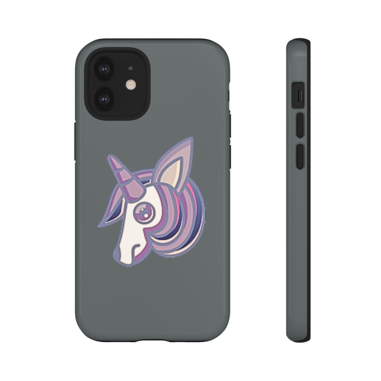 Gothic Unicorn Hard Phone Case for I Phone and Galaxy