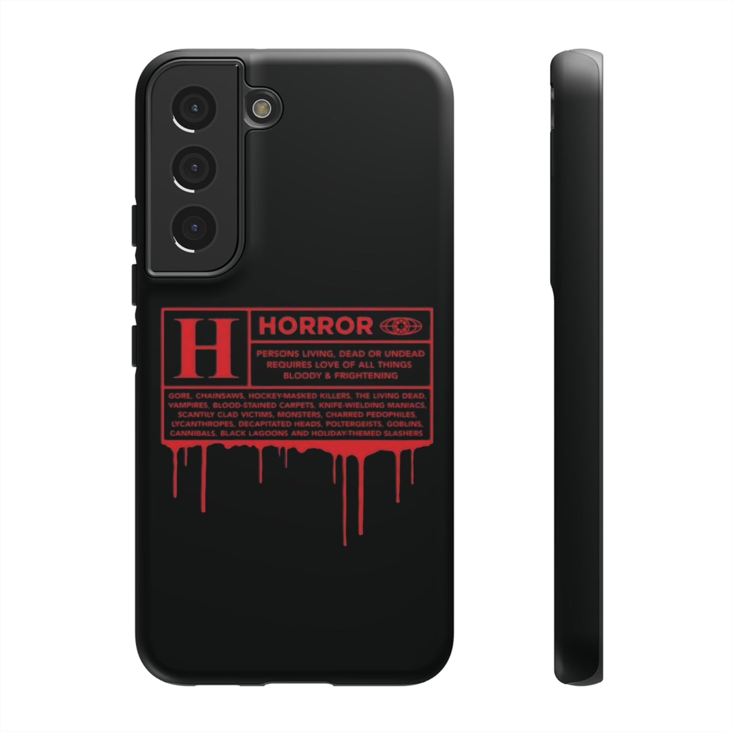 Horror Movie Rating Phone Case