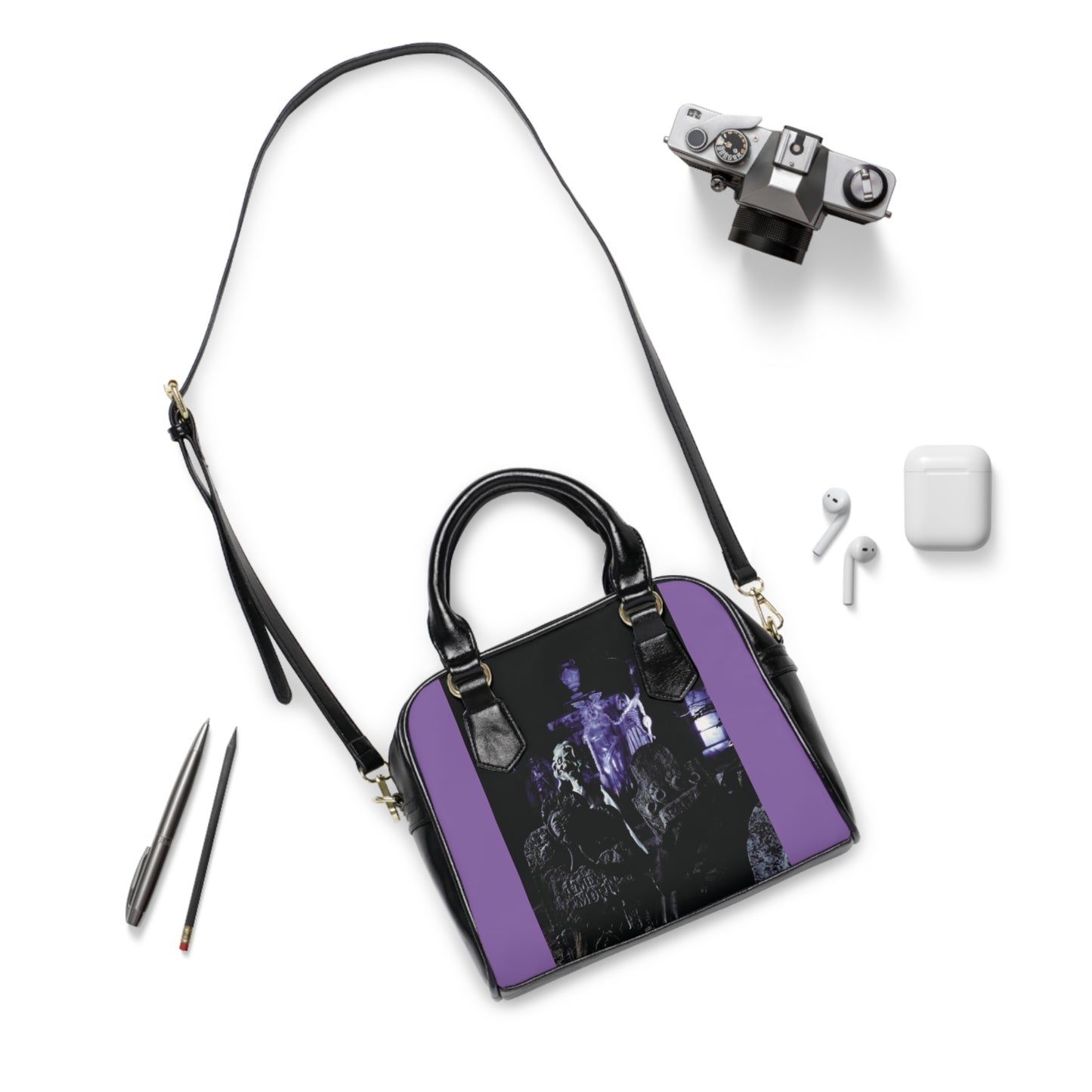 Haunted Mansion Graveyard Scene Handbag