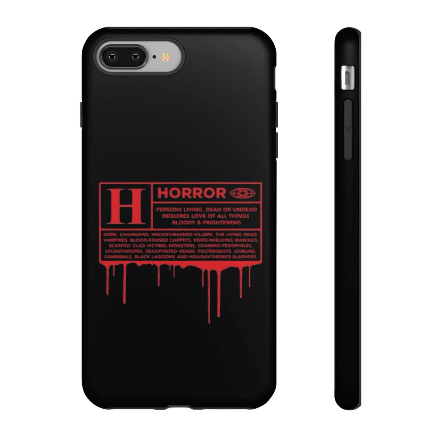 Horror Movie Rating Phone Case