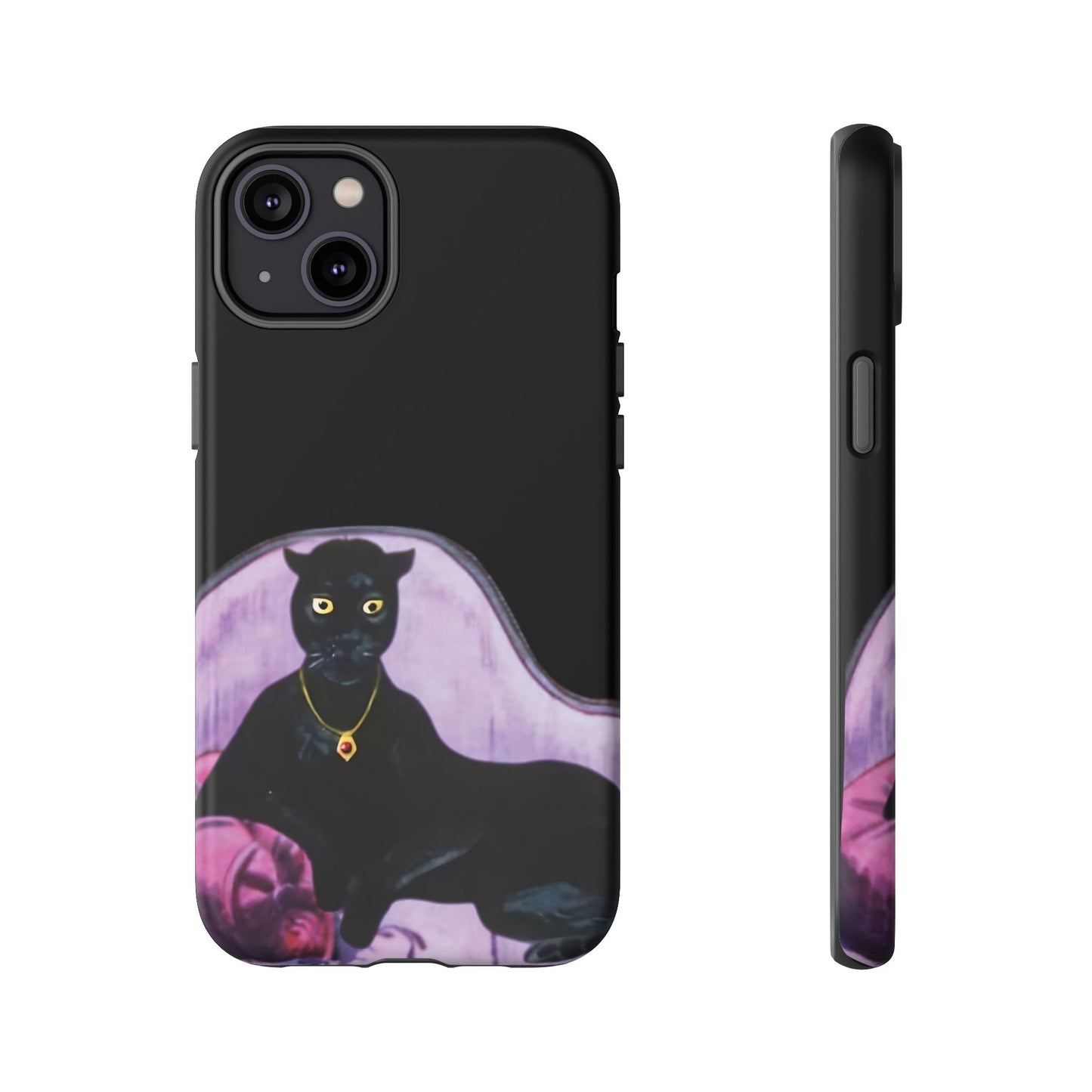 Haunted Mansion Panther Cat Lady Phone Case IPhone and Galaxy