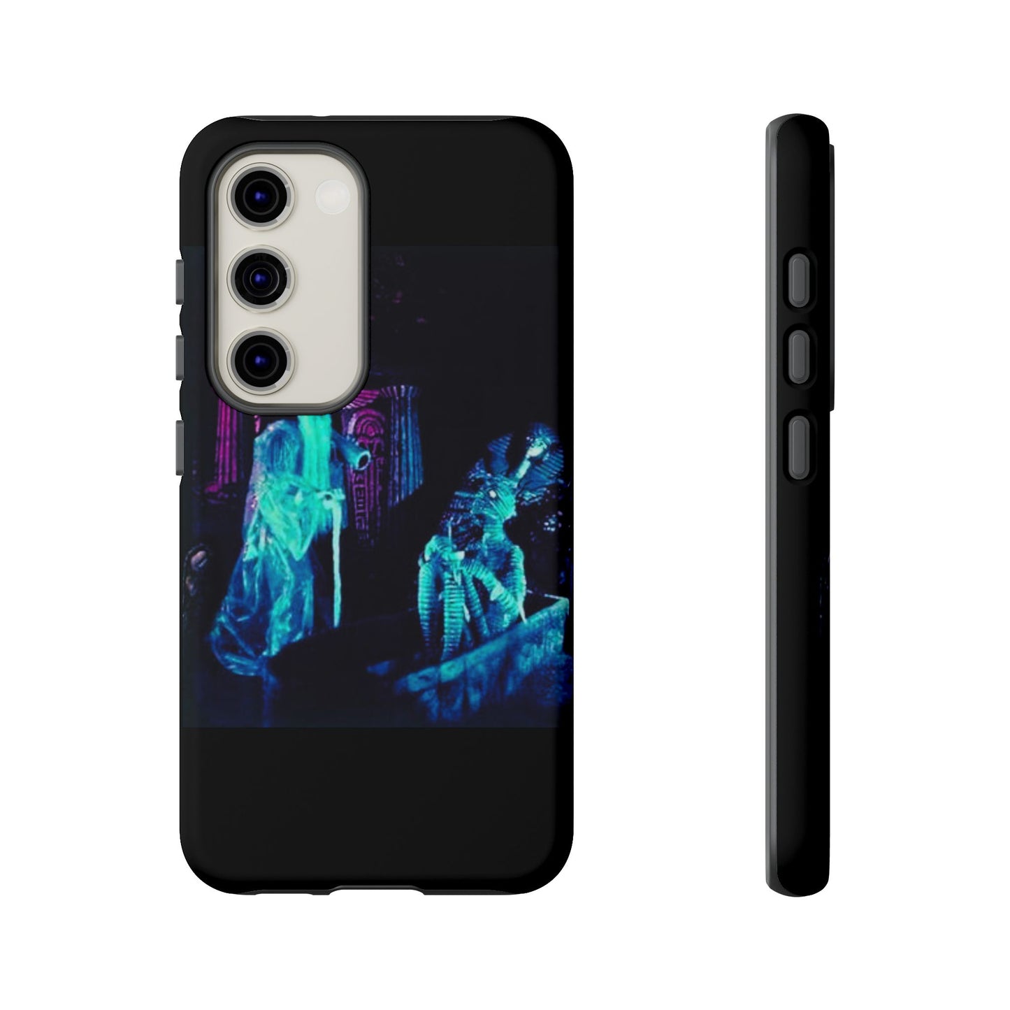 Haunted Mansion Mummy Scene Hard Phone Case for iPhone and Galaxy