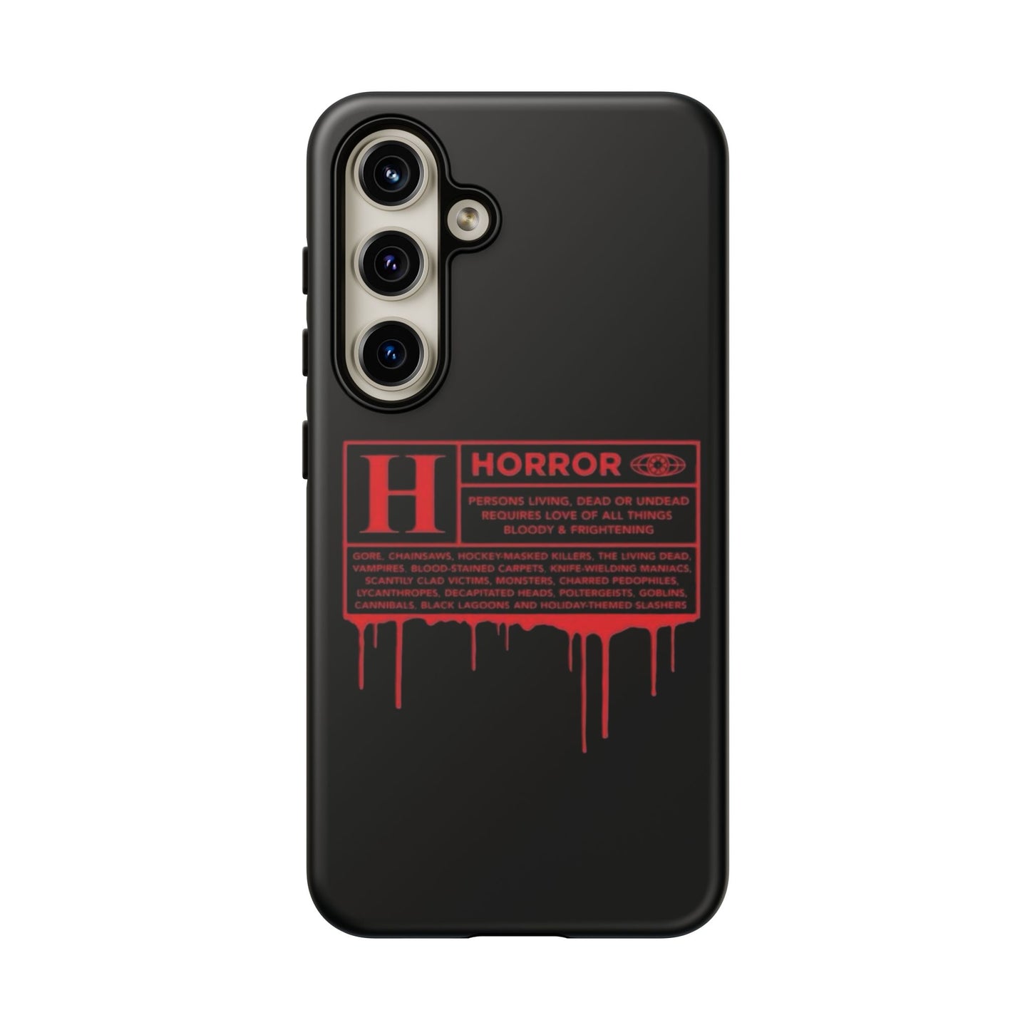 Horror Movie Rating Phone Case