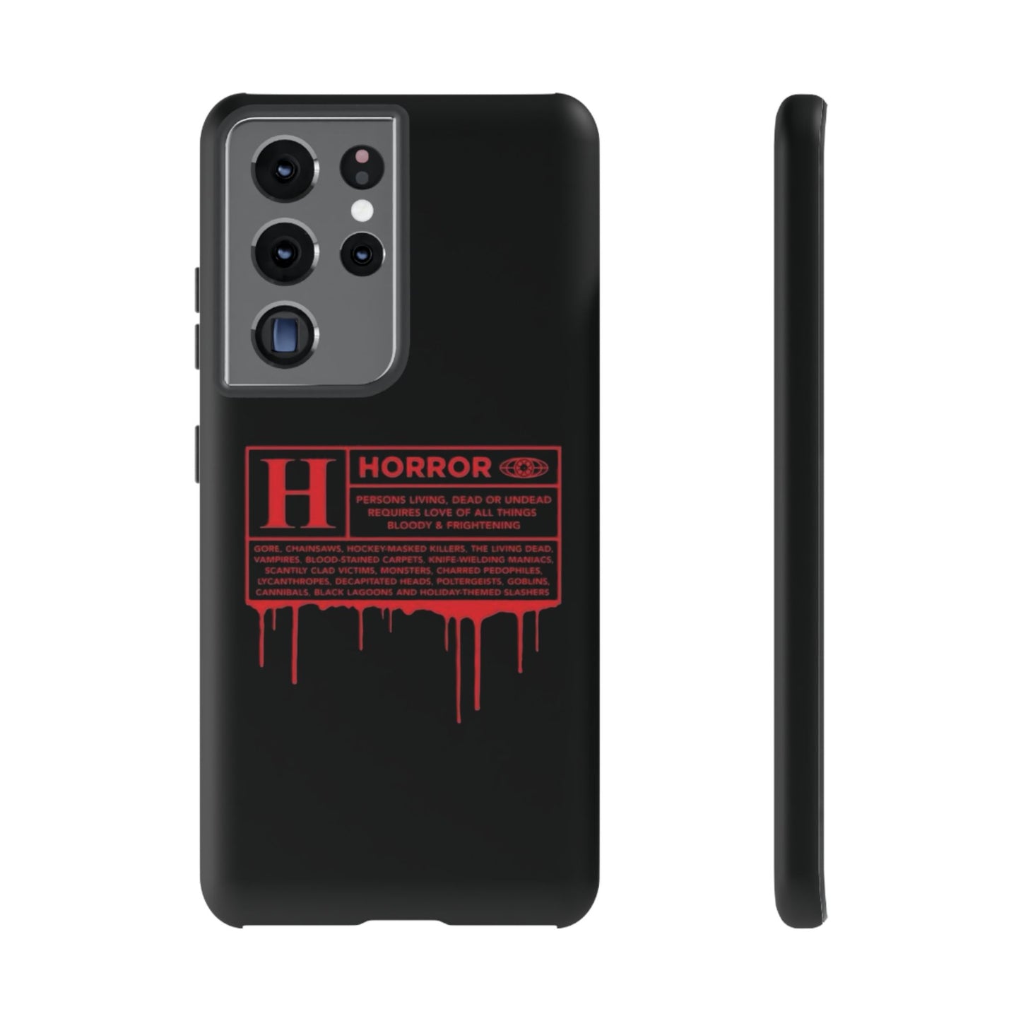 Horror Movie Rating Phone Case