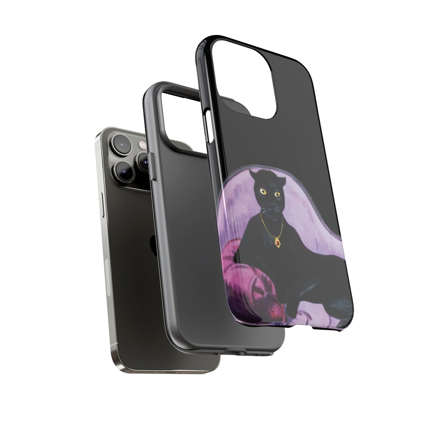 Haunted Mansion Panther Cat Lady Phone Case IPhone and Galaxy