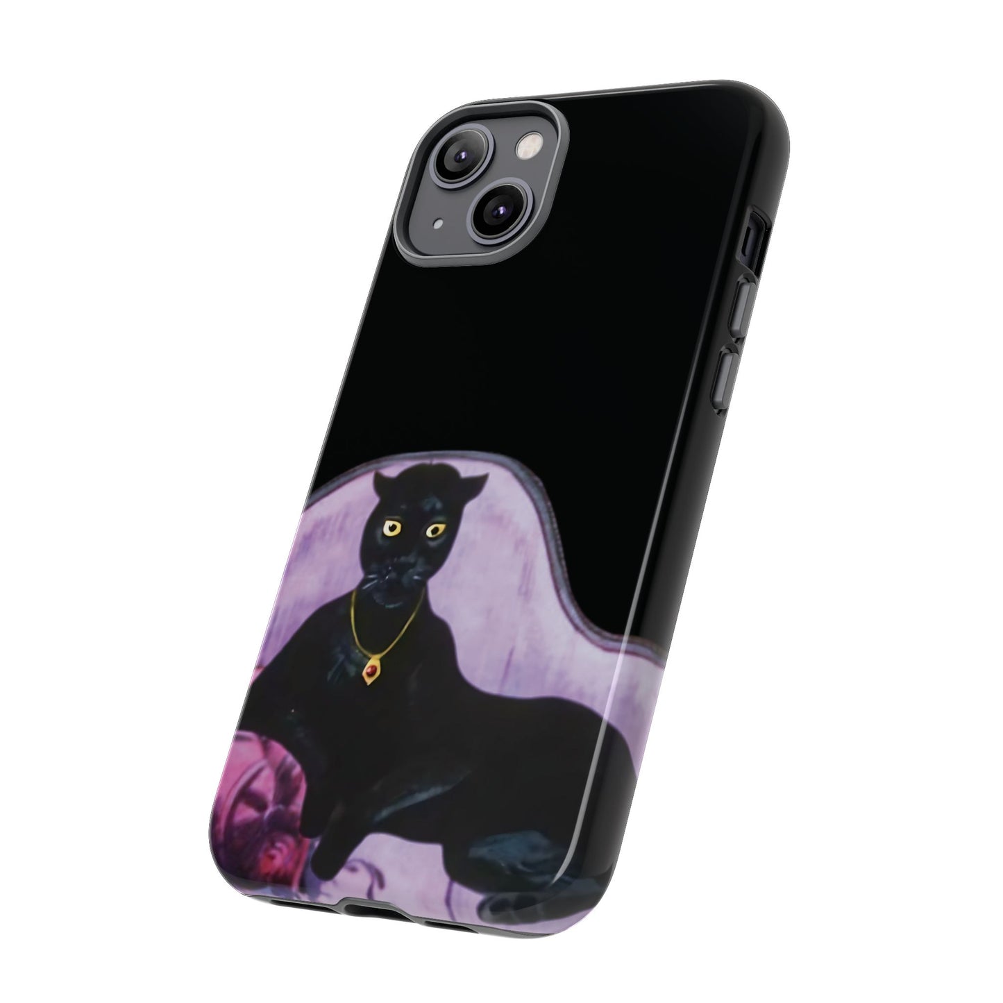 Haunted Mansion Panther Cat Lady Phone Case IPhone and Galaxy