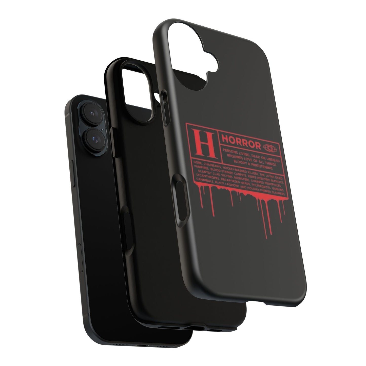 Horror Movie Rating Phone Case