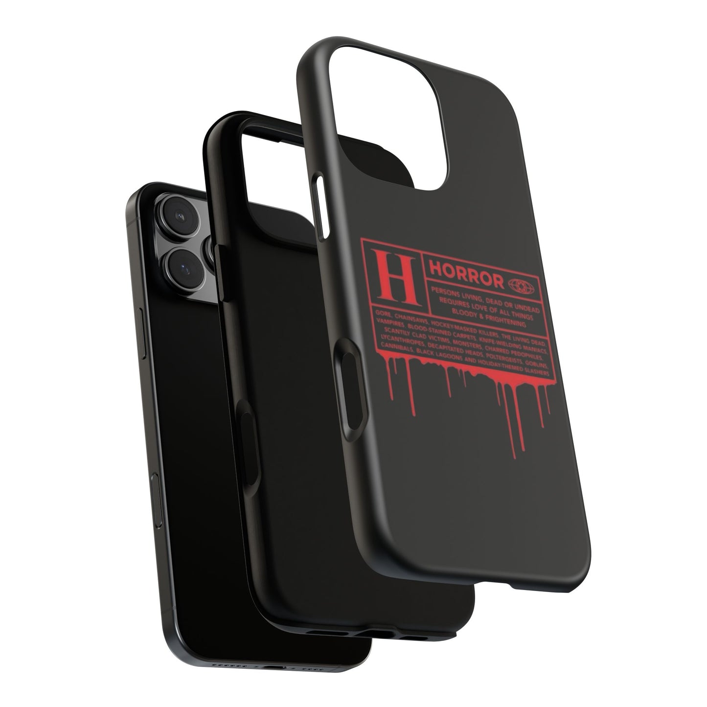 Horror Movie Rating Phone Case