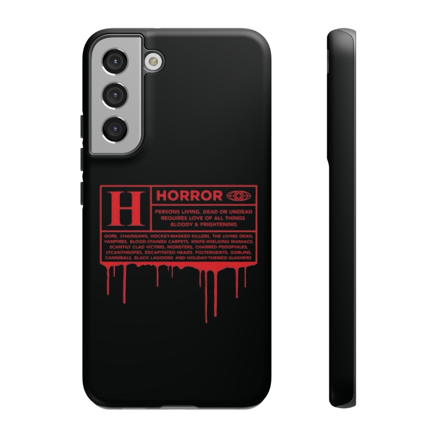 Horror Movie Rating Phone Case