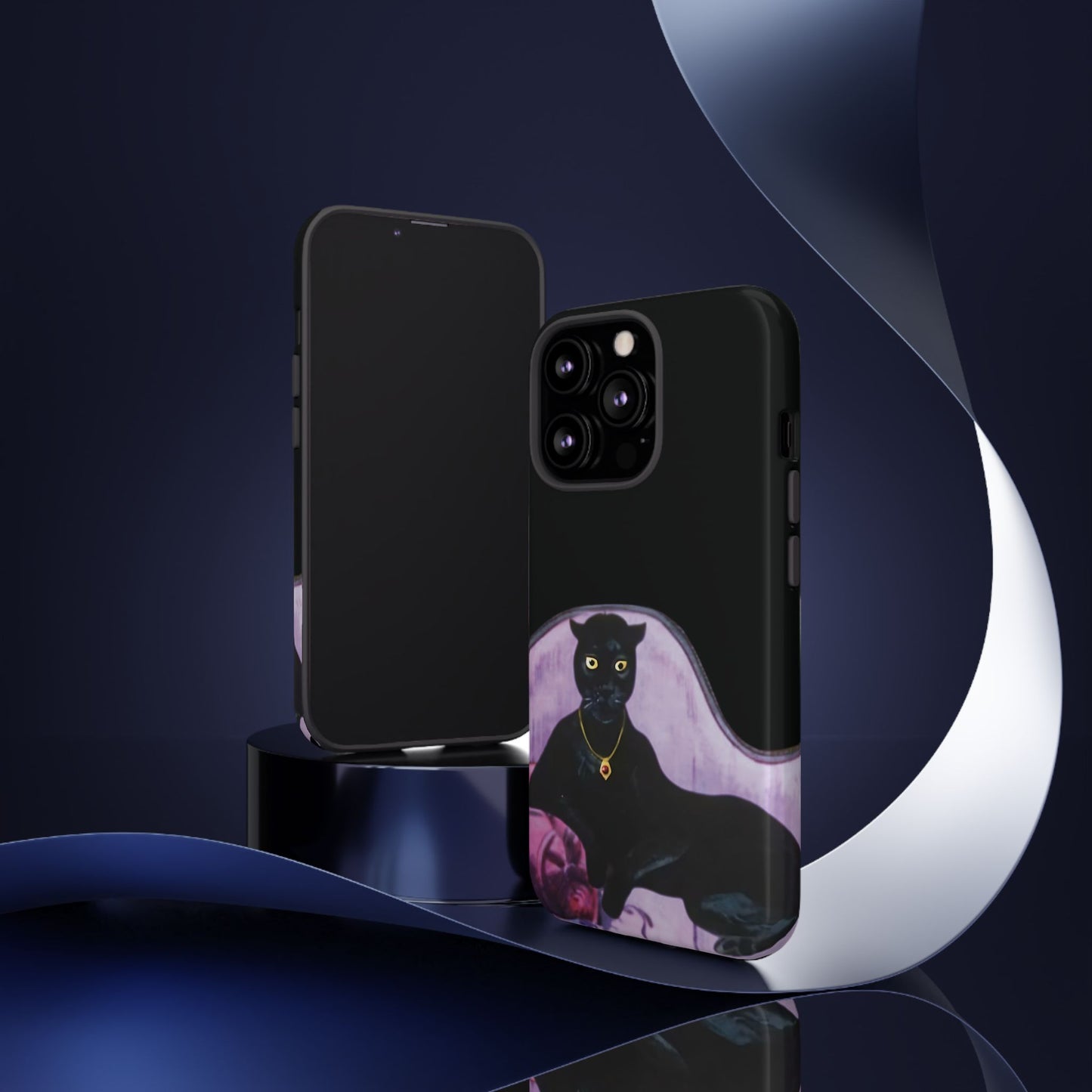 Haunted Mansion Panther Cat Lady Phone Case IPhone and Galaxy