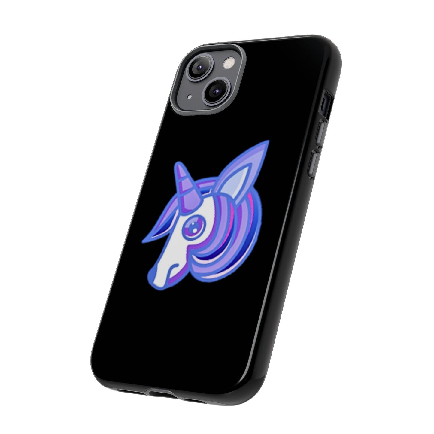 Gothic Unicorn Hard Phone Case for I Phone and Galaxy