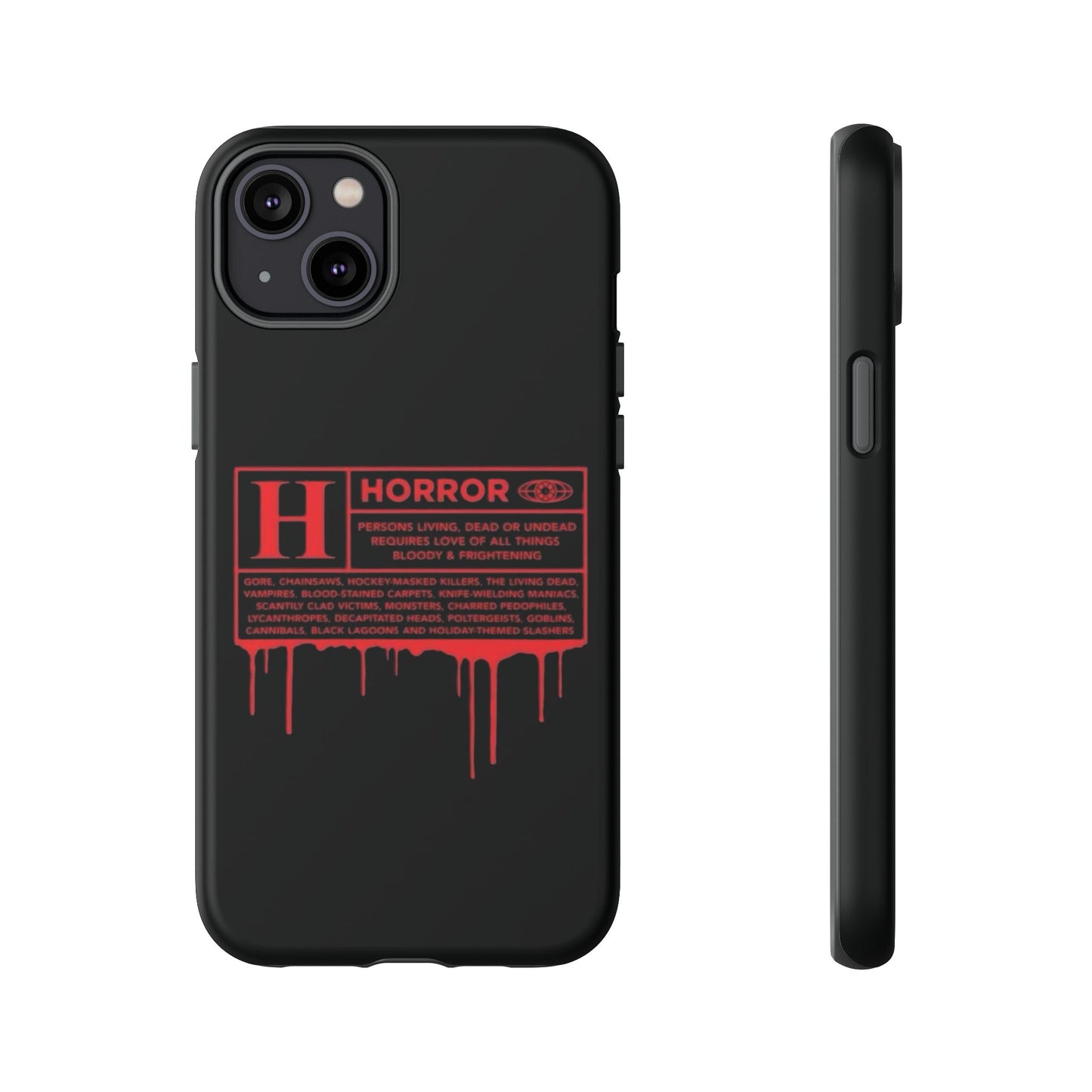 Horror Movie Rating Phone Case