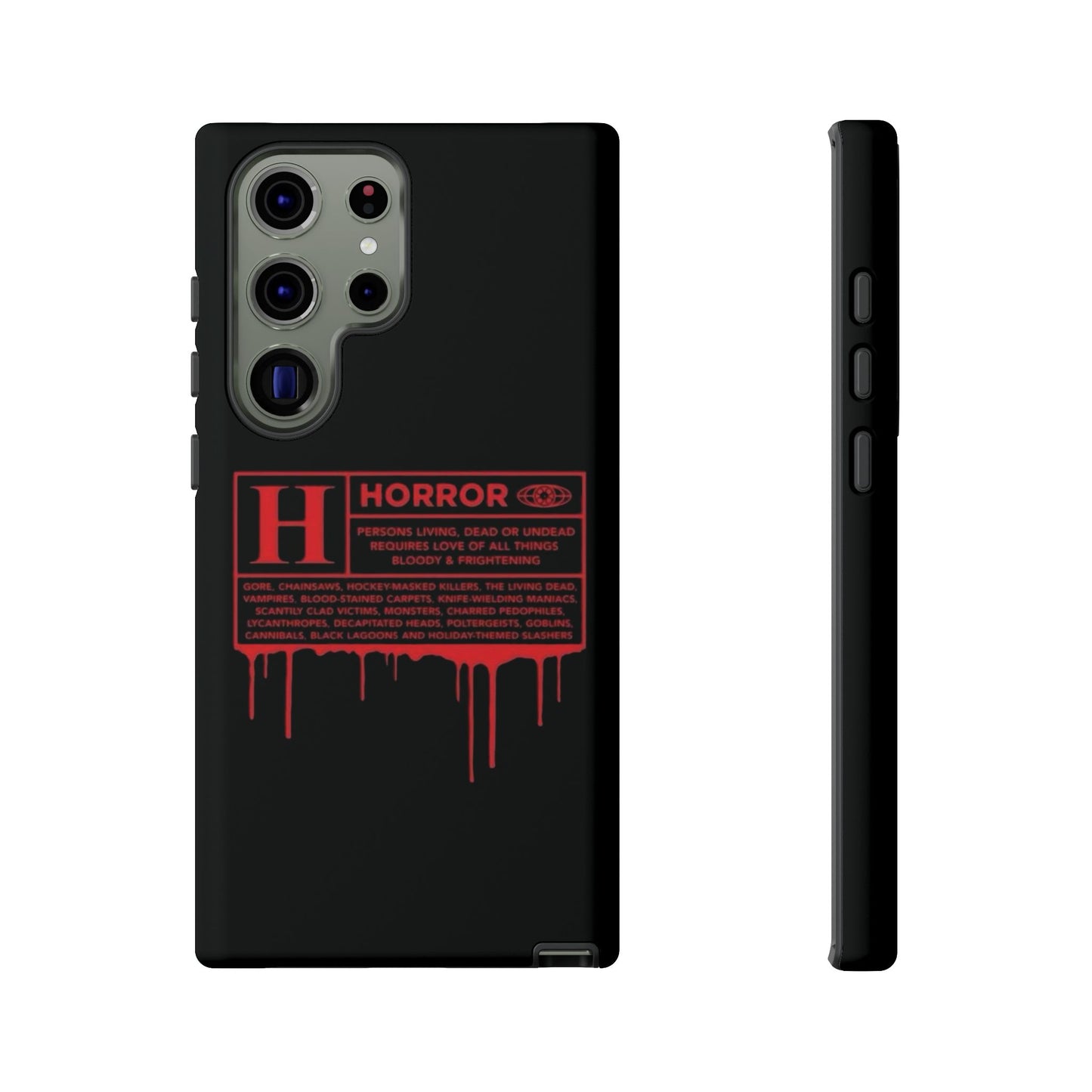 Horror Movie Rating Phone Case