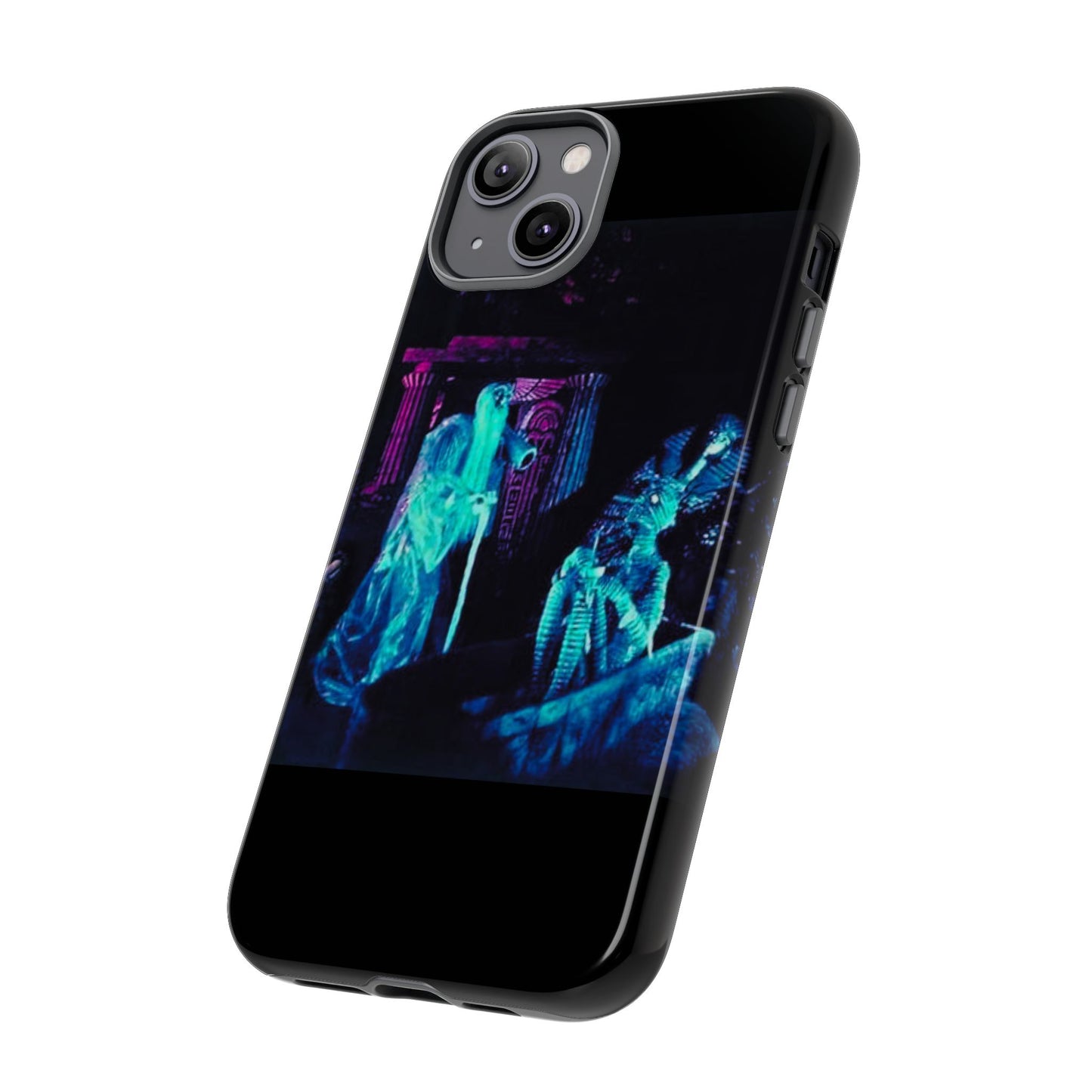 Haunted Mansion Mummy Scene Hard Phone Case for iPhone and Galaxy