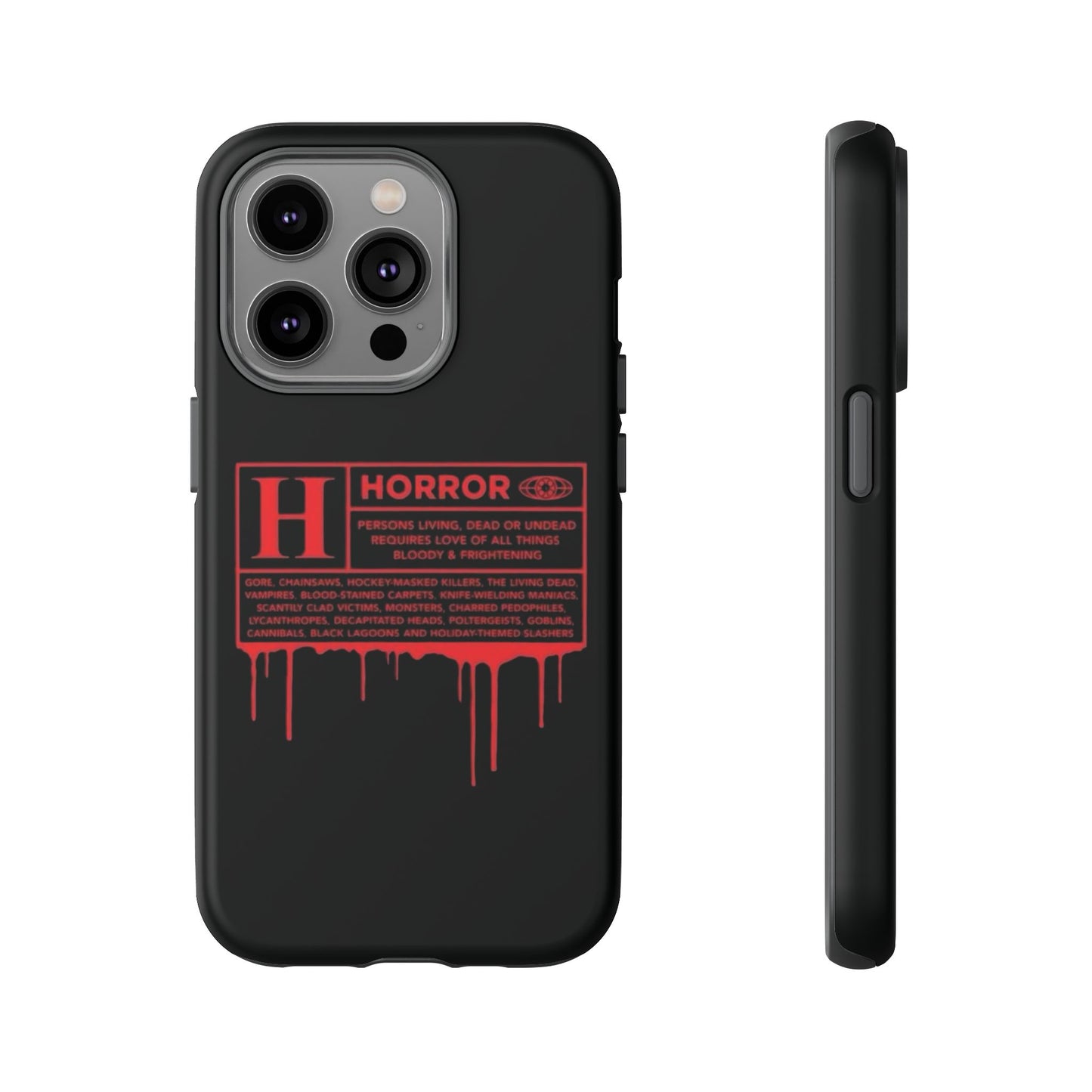 Horror Movie Rating Phone Case