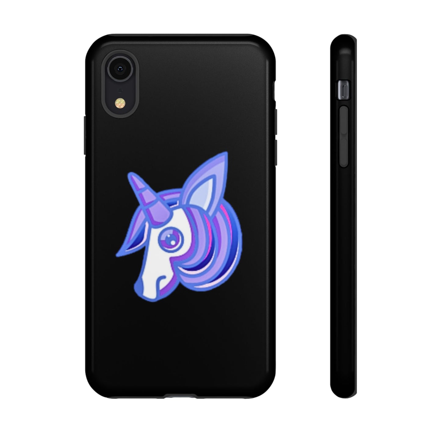 Gothic Unicorn Hard Phone Case for I Phone and Galaxy