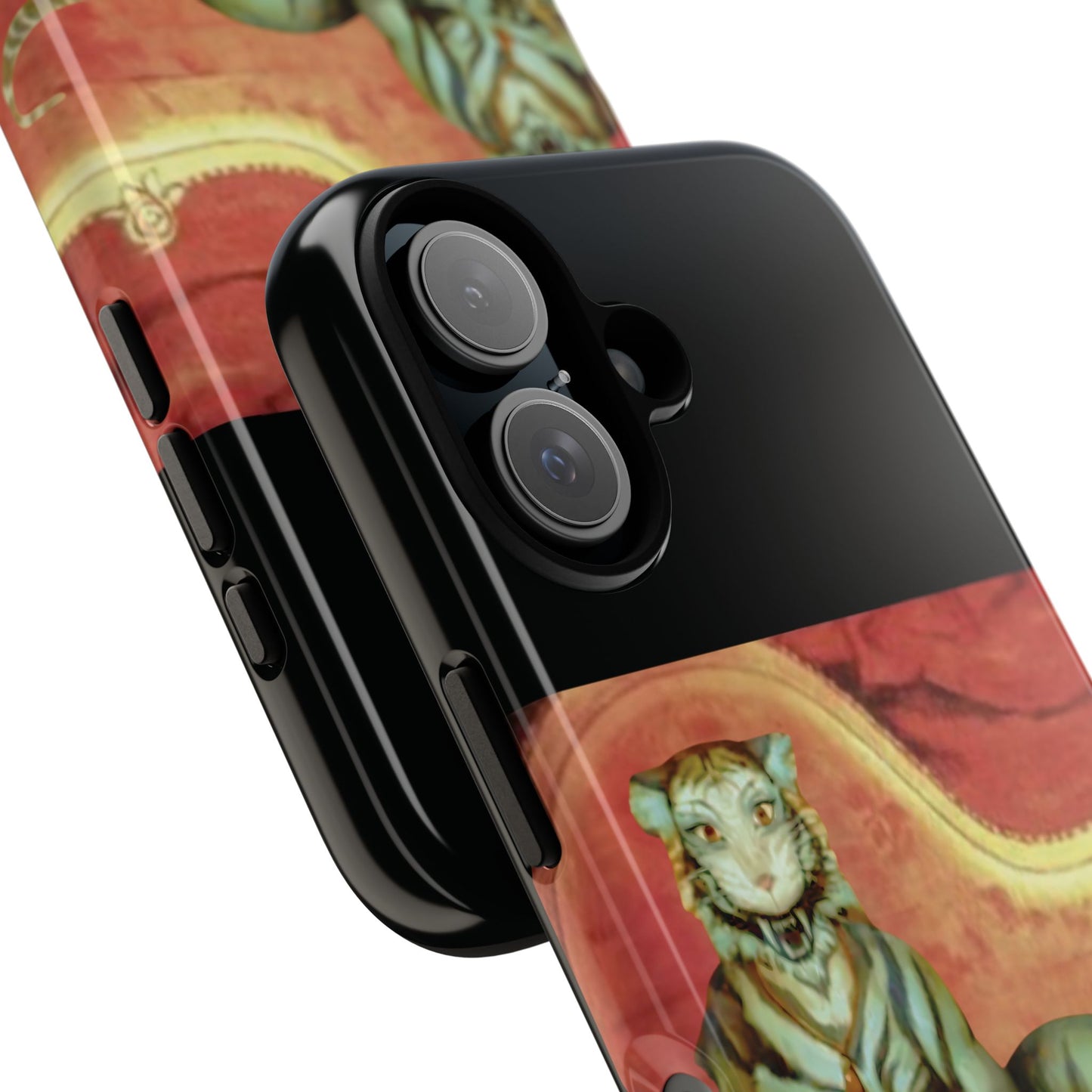 Phone Case - Tiger Lady Changing Portrait Disney Haunted Mansion Hallway Galaxy and iPhone