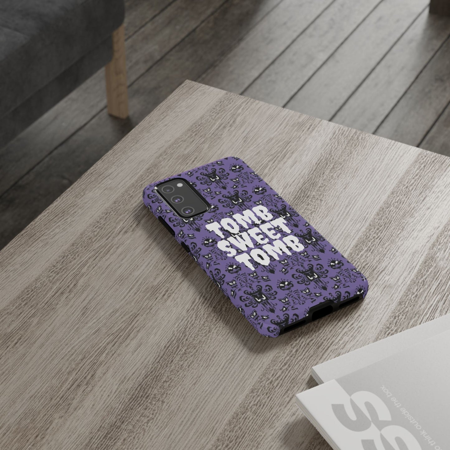 Phone Case - Disney Haunted Mansion Wallpaper Tomb Sweet Tomb