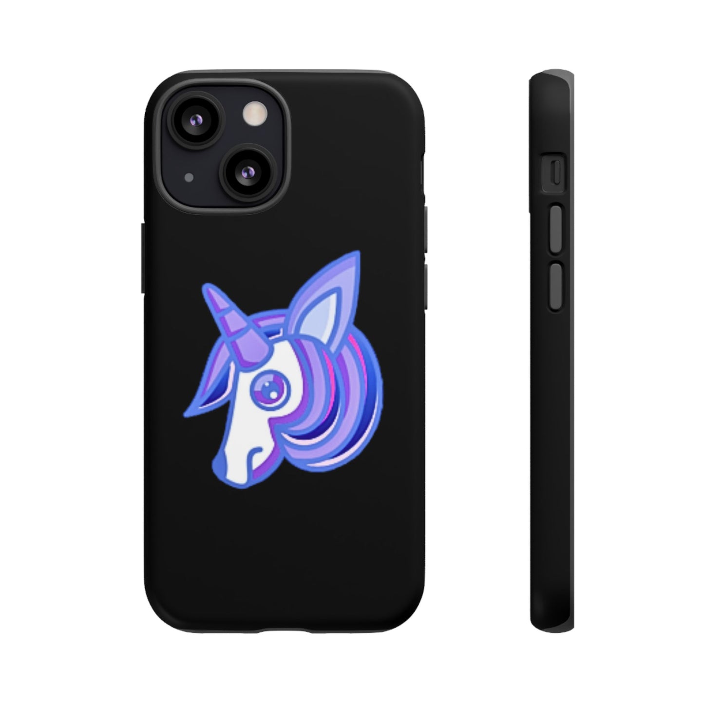 Gothic Unicorn Hard Phone Case for I Phone and Galaxy