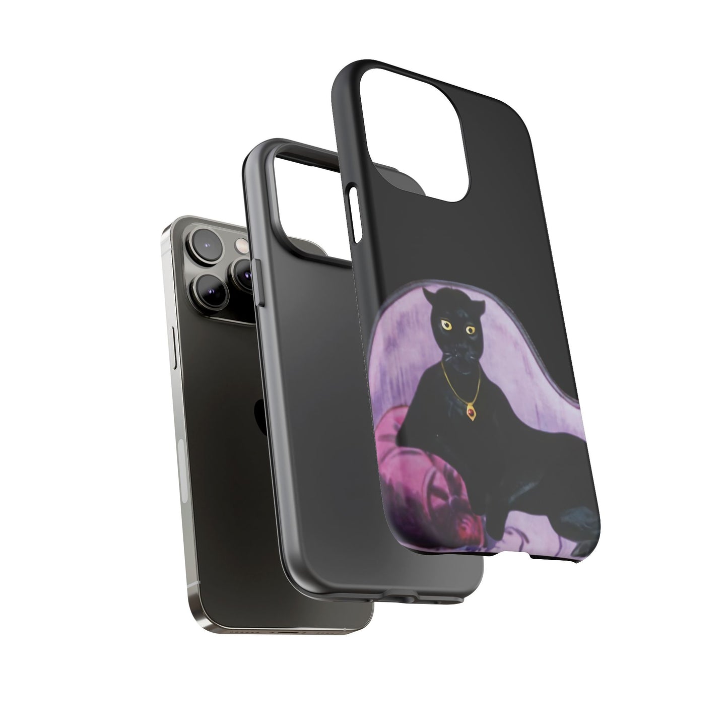 Haunted Mansion Panther Cat Lady Phone Case IPhone and Galaxy