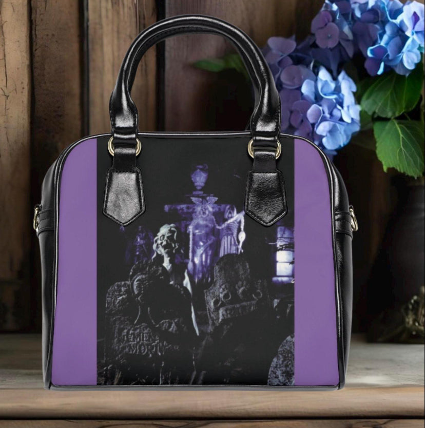 Haunted Mansion Graveyard Scene Handbag