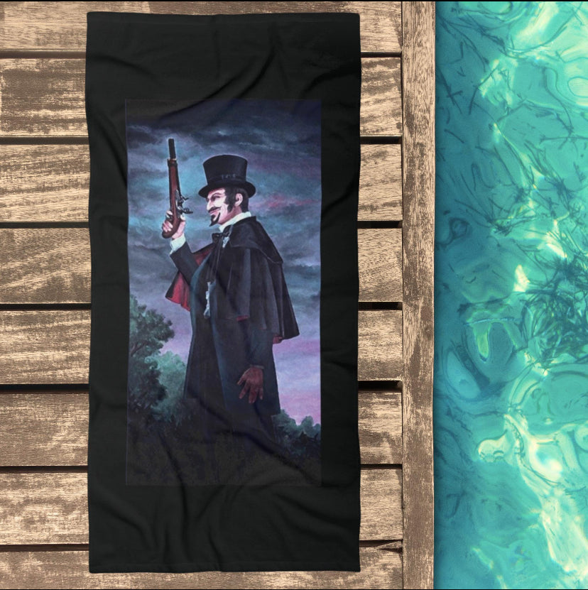 Dueling Ghost Haunted Mansion Beach Pool Towel