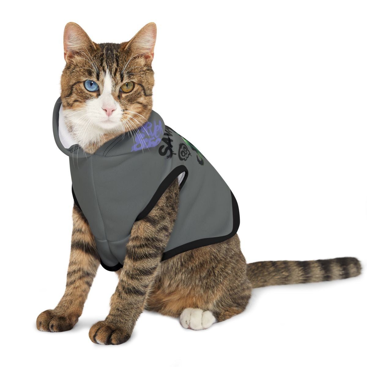 Zombie Cat Hoodie For Dogs And Cats