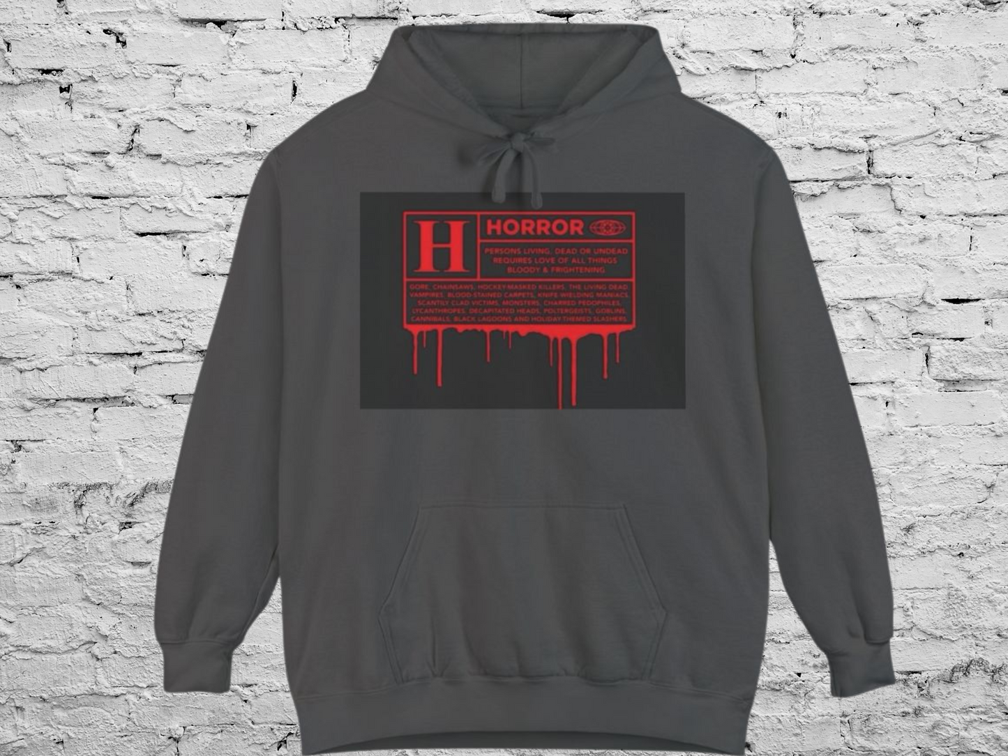 Horror Movie Rating Hoodie